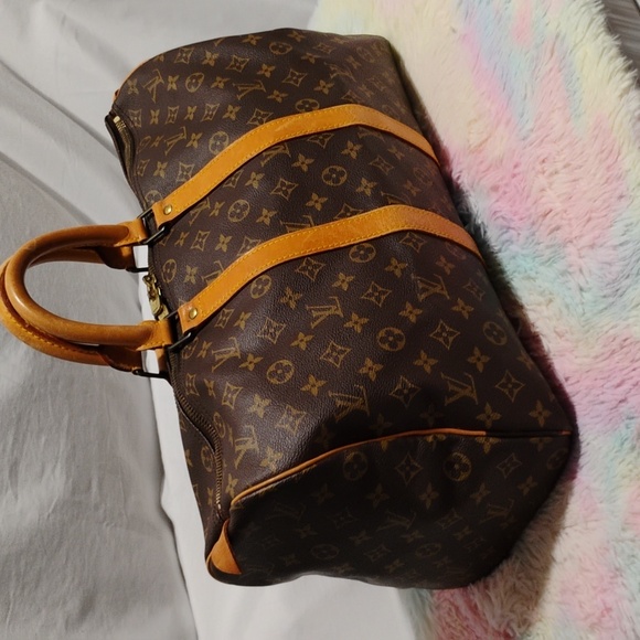 FLASH SALE! Auth Louis Vuitton Beautiful Monogram Keepall 45 Travel Boston Bag - Picture 3 of 16